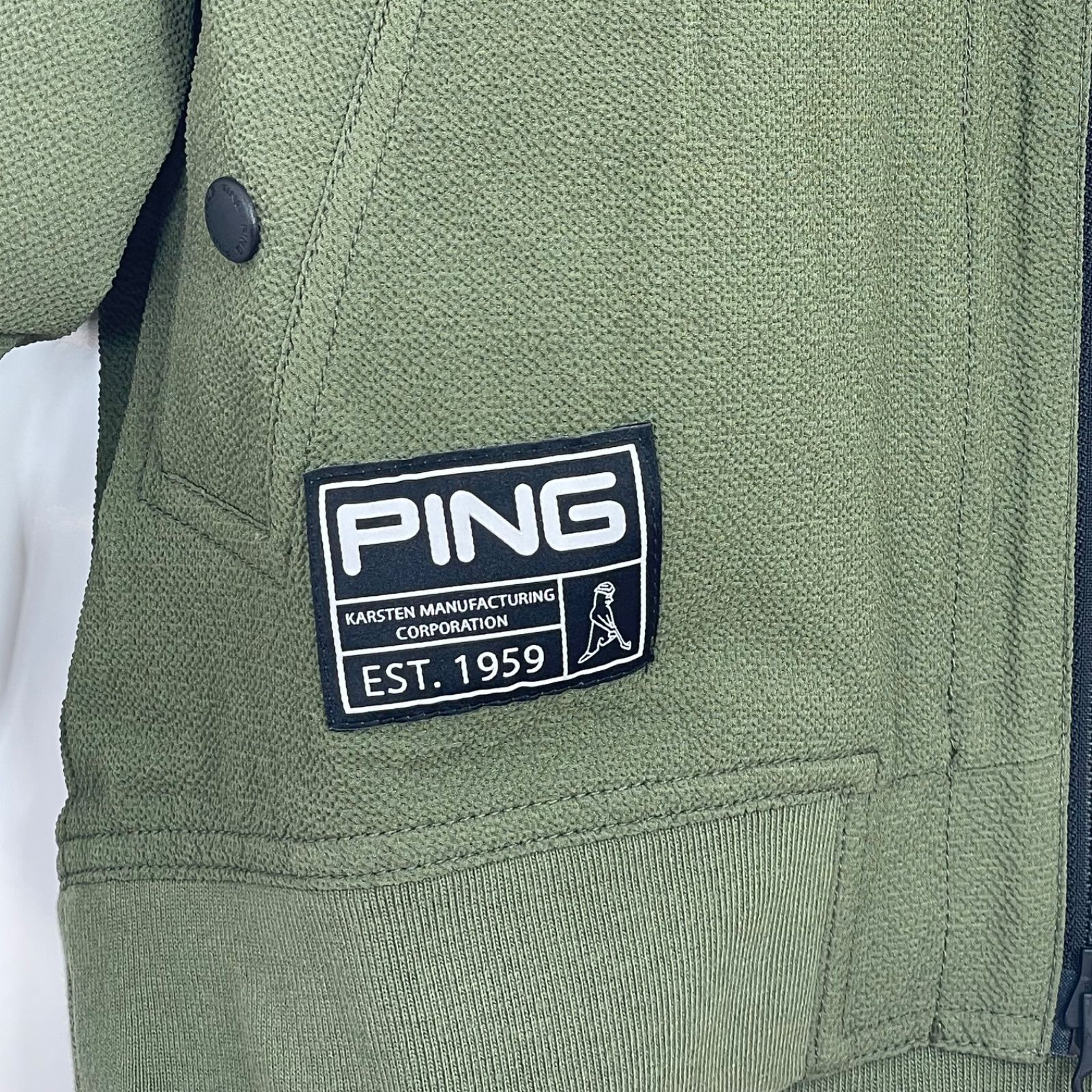 新品タグ付】PING ゴルフ MA-1風 ブルゾン S カーキ 高機能素材 - メルカリ