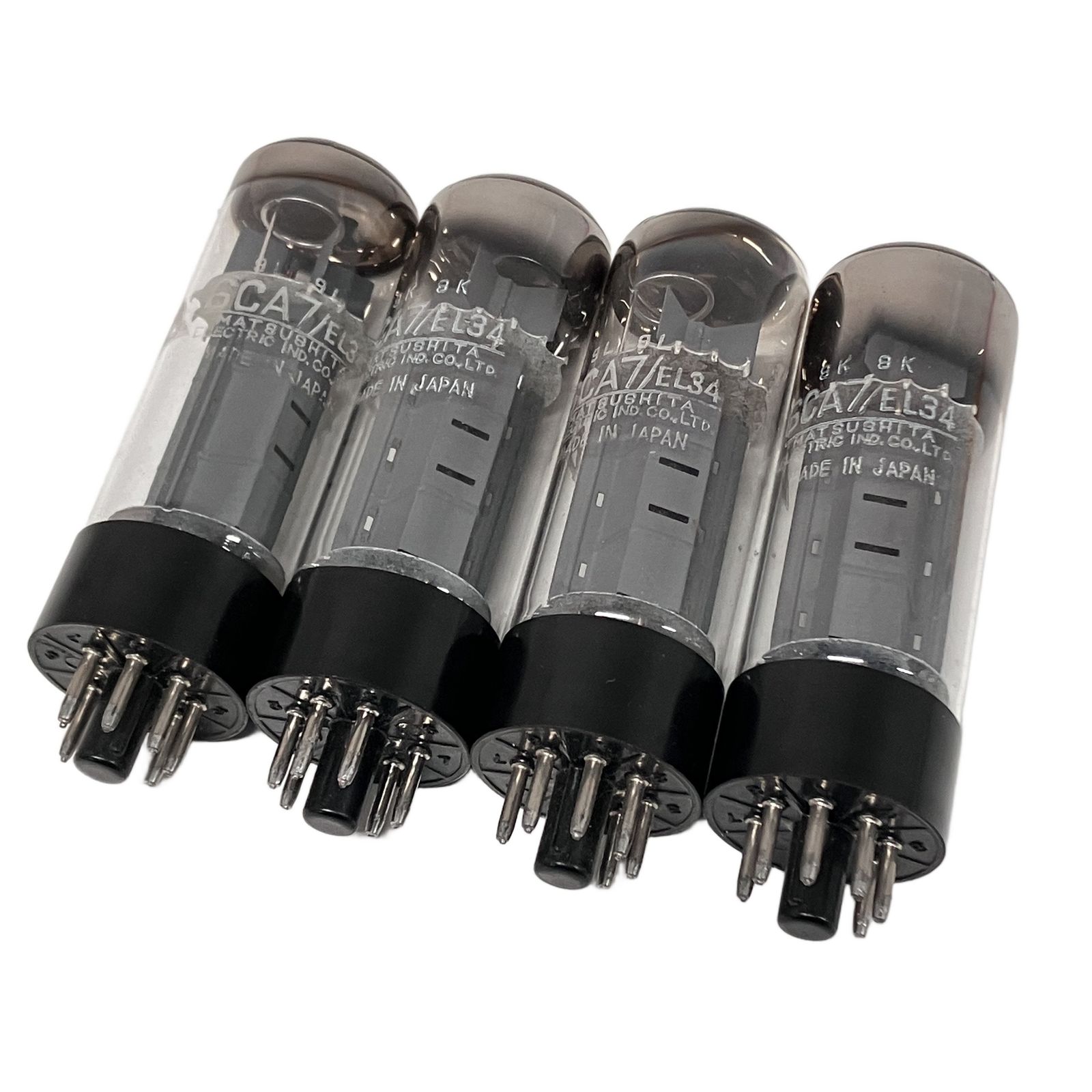 MATSUSHITA 6CA7 EL34 8K 2本 9L 2本 おまとめ 4本 セット 真空管 松下