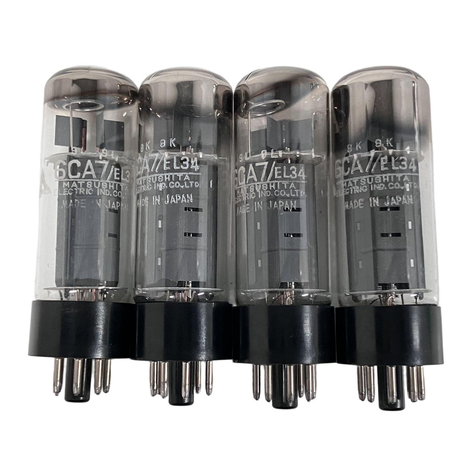 MATSUSHITA 6CA7 EL34 8K 2本 9L 2本 おまとめ 4本 セット 真空管 松下