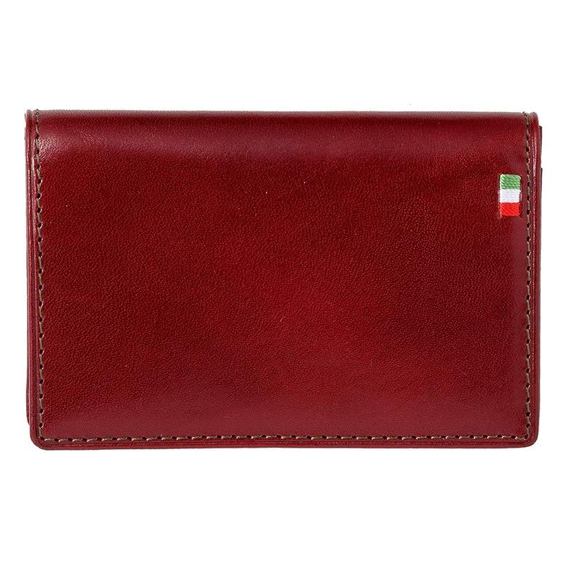 【新品】 [ミラグロ] タンポナート レザー 名刺入れ (名刺入れ メンズ カードケース レディース パスケース 革) CAS544 バーガンディ 0 7,865円