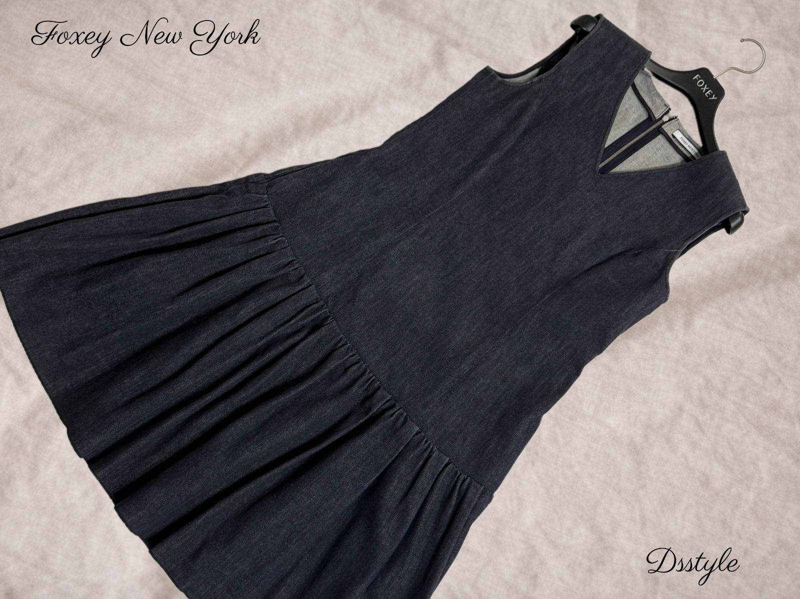 極美品】FOXEY NEW YORK 39368/ フォクシーニューヨーク INDIGO