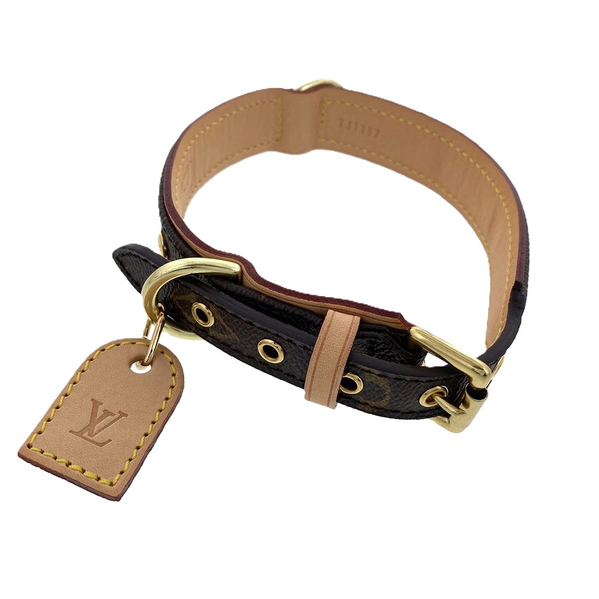 LOUIS VUITTON ルイ・ヴィトン モノグラム コリエ・バクスターMM 首輪