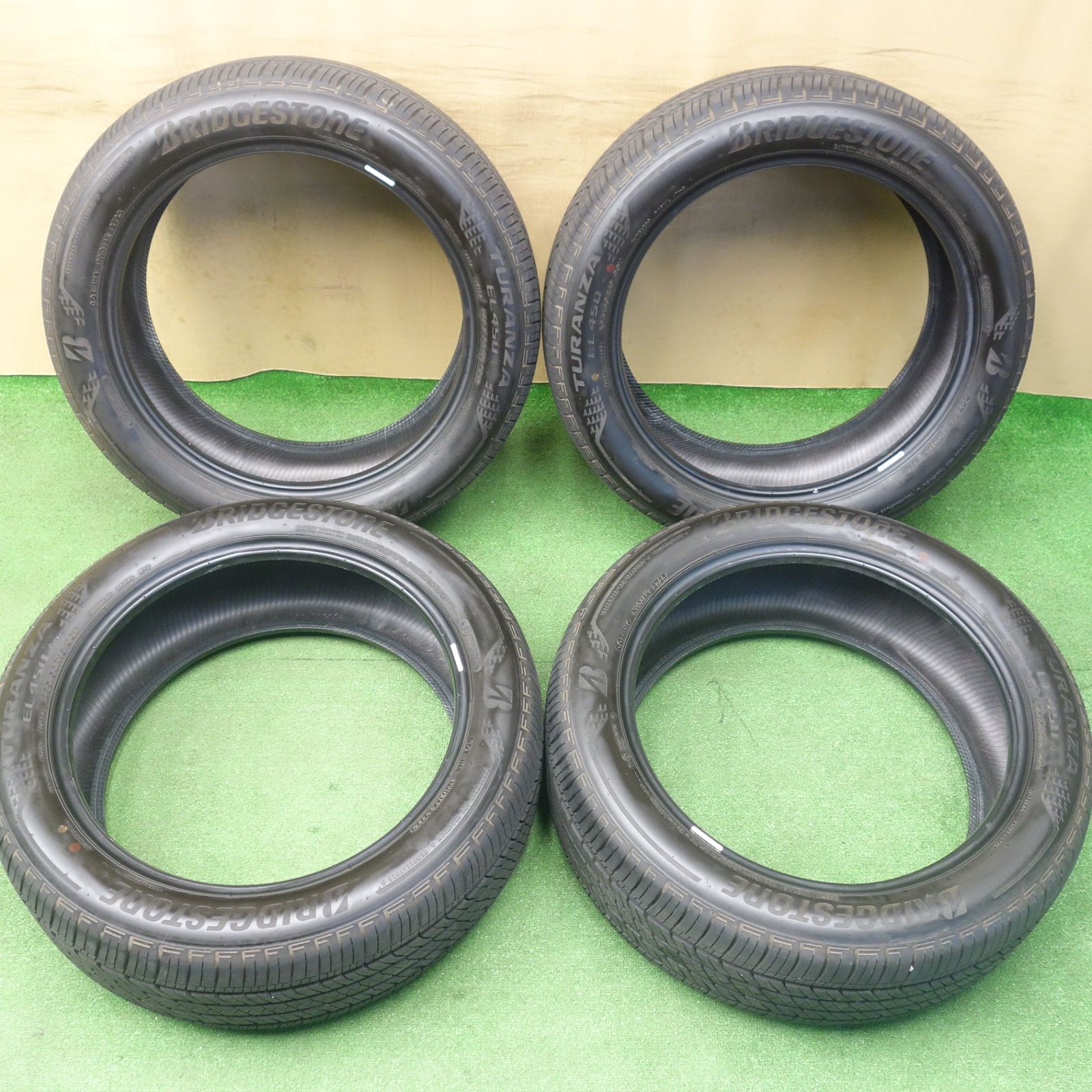 ほぼ新車外し！25年☆235/50R19 ブリヂストン トランザ EL450 タイヤ