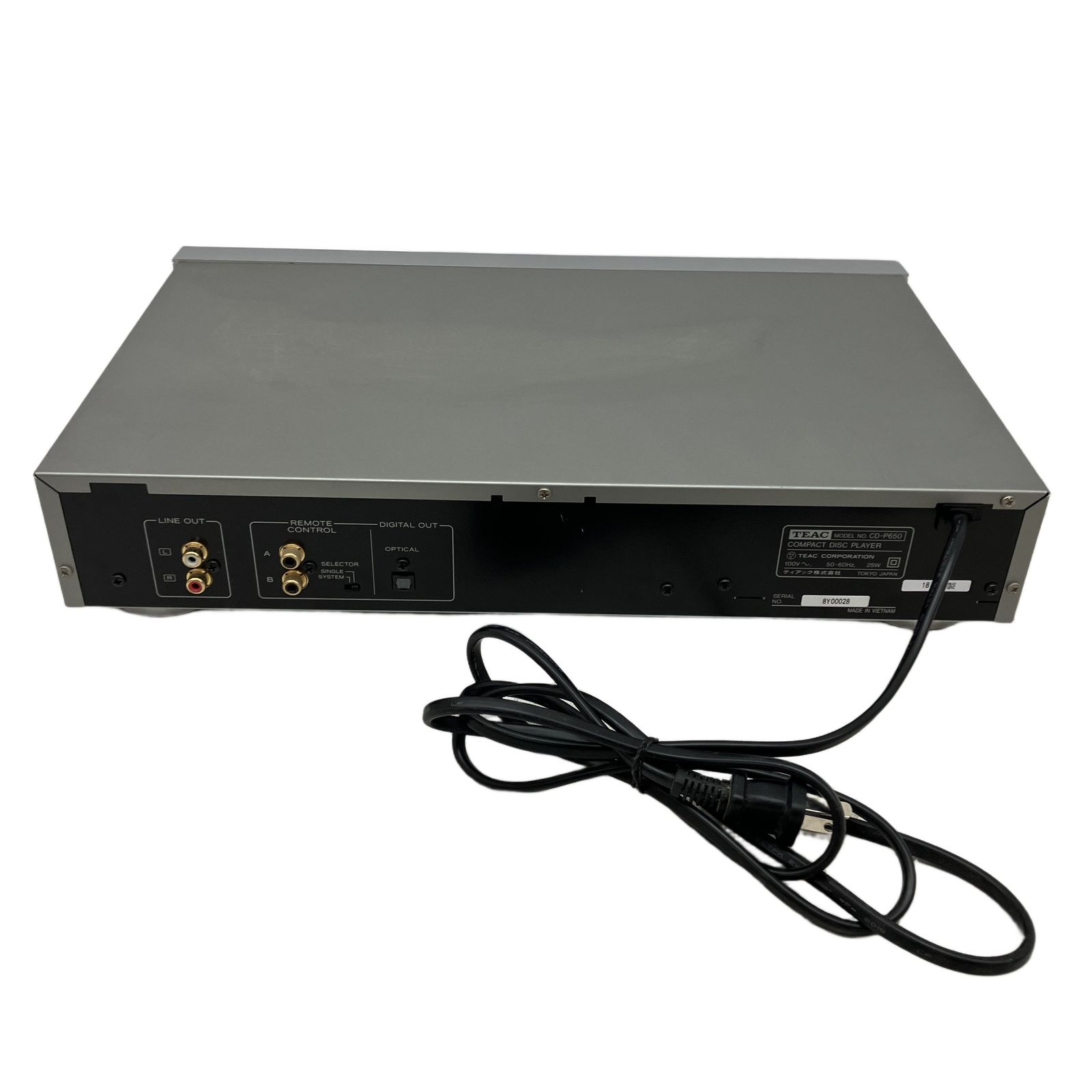 TEAC CD-P650 CDプレーヤー ティアック 音響機材 オーディオ機器