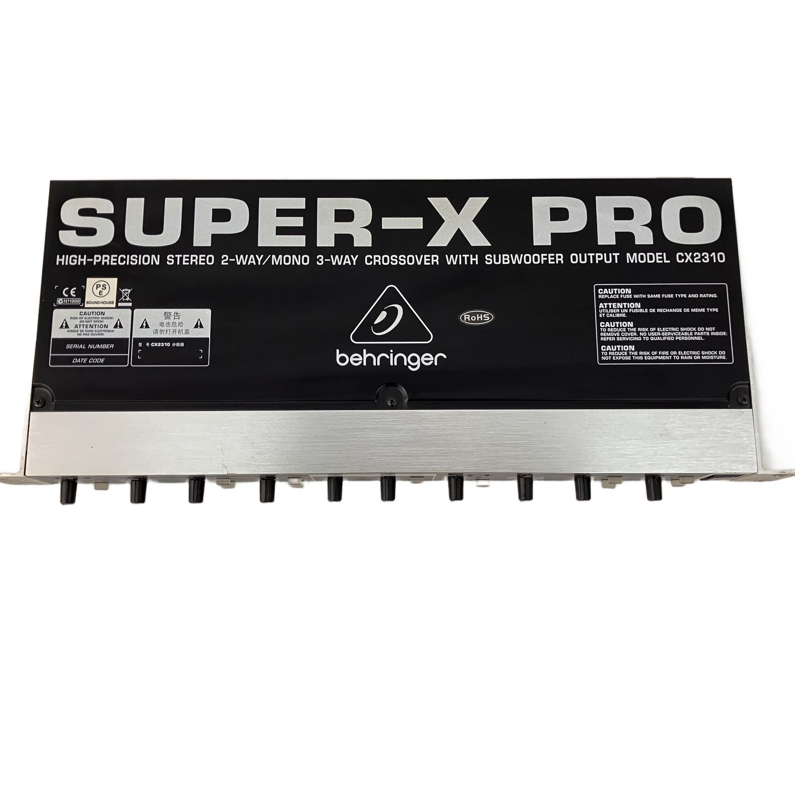BEHRINGER SUPER-X PRO CX2310 クロスオーバー チャンネルディバイダー
