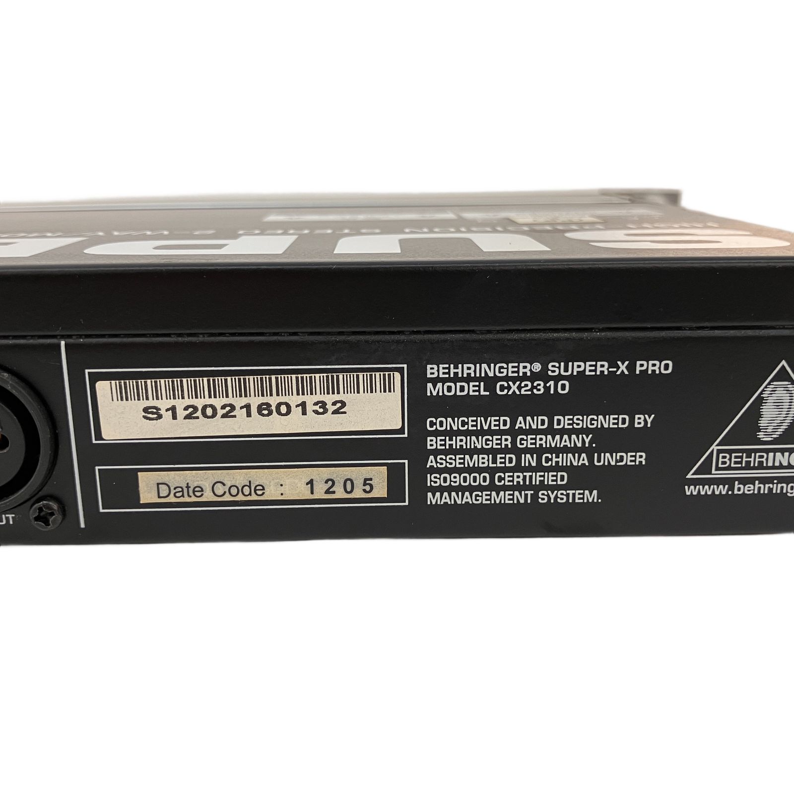 BEHRINGER SUPER-X PRO CX2310 クロスオーバー チャンネルディバイダー