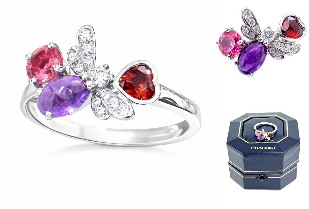 CHAUMET ショーメ K18 WG Attrape Moi アトラップ モワ リング 