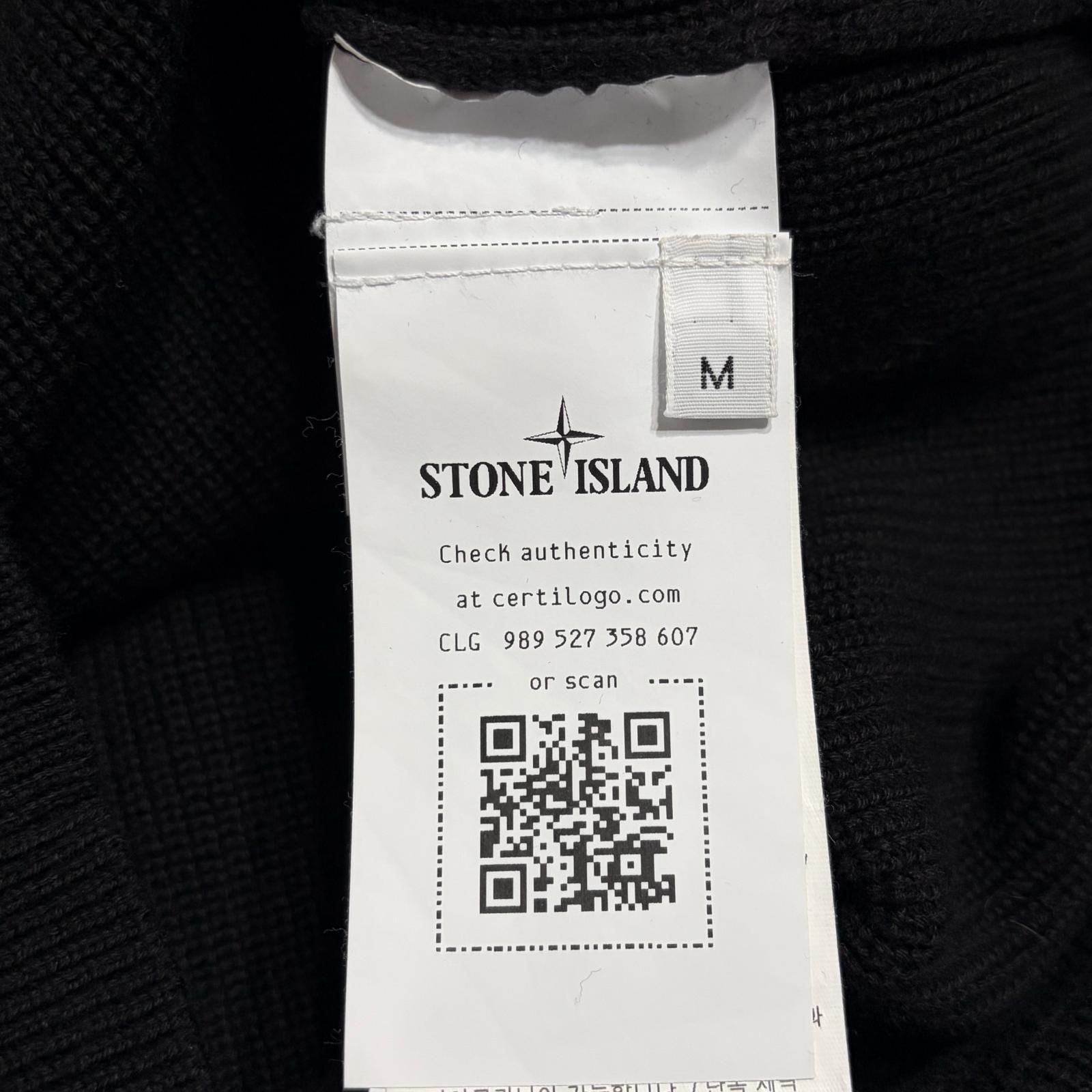 STONE ISLAND/M /ブラック /クルーネックニット /型番 