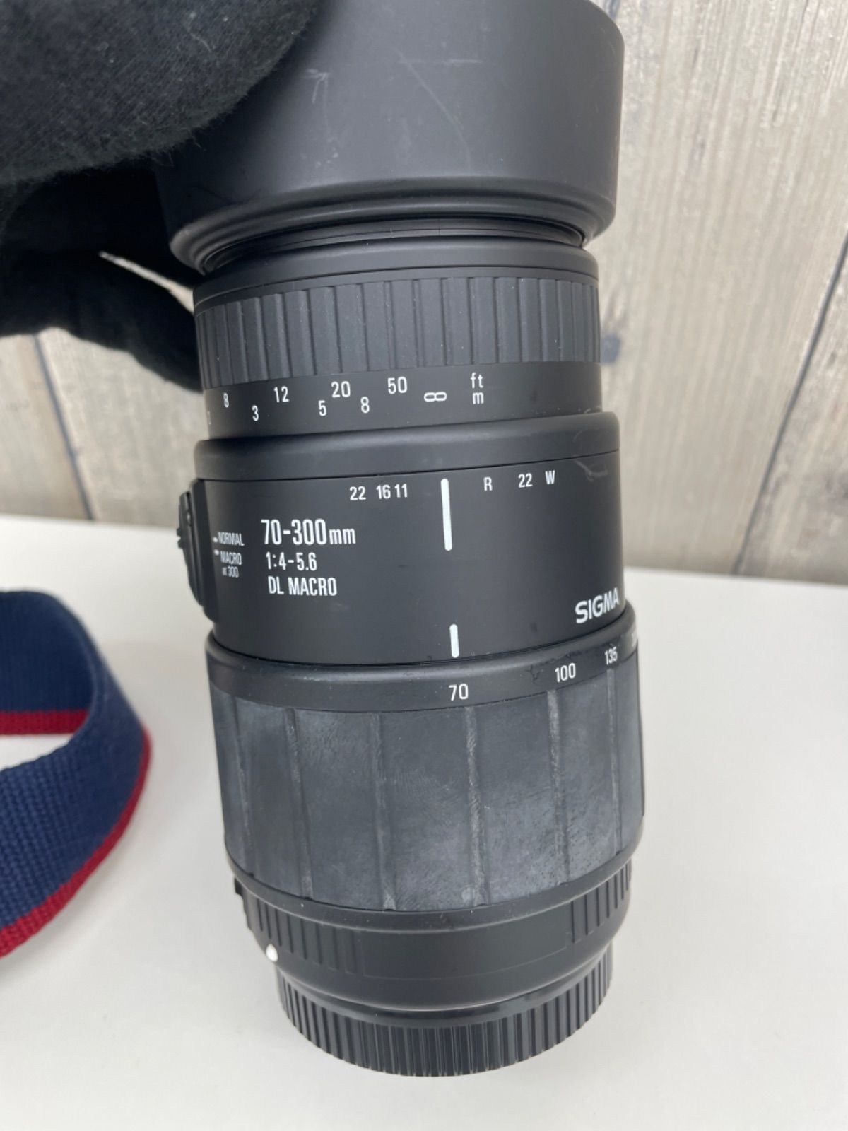 E【ジャンク品】Canon キャノン EOS kiss フィルムカメラ シグマ