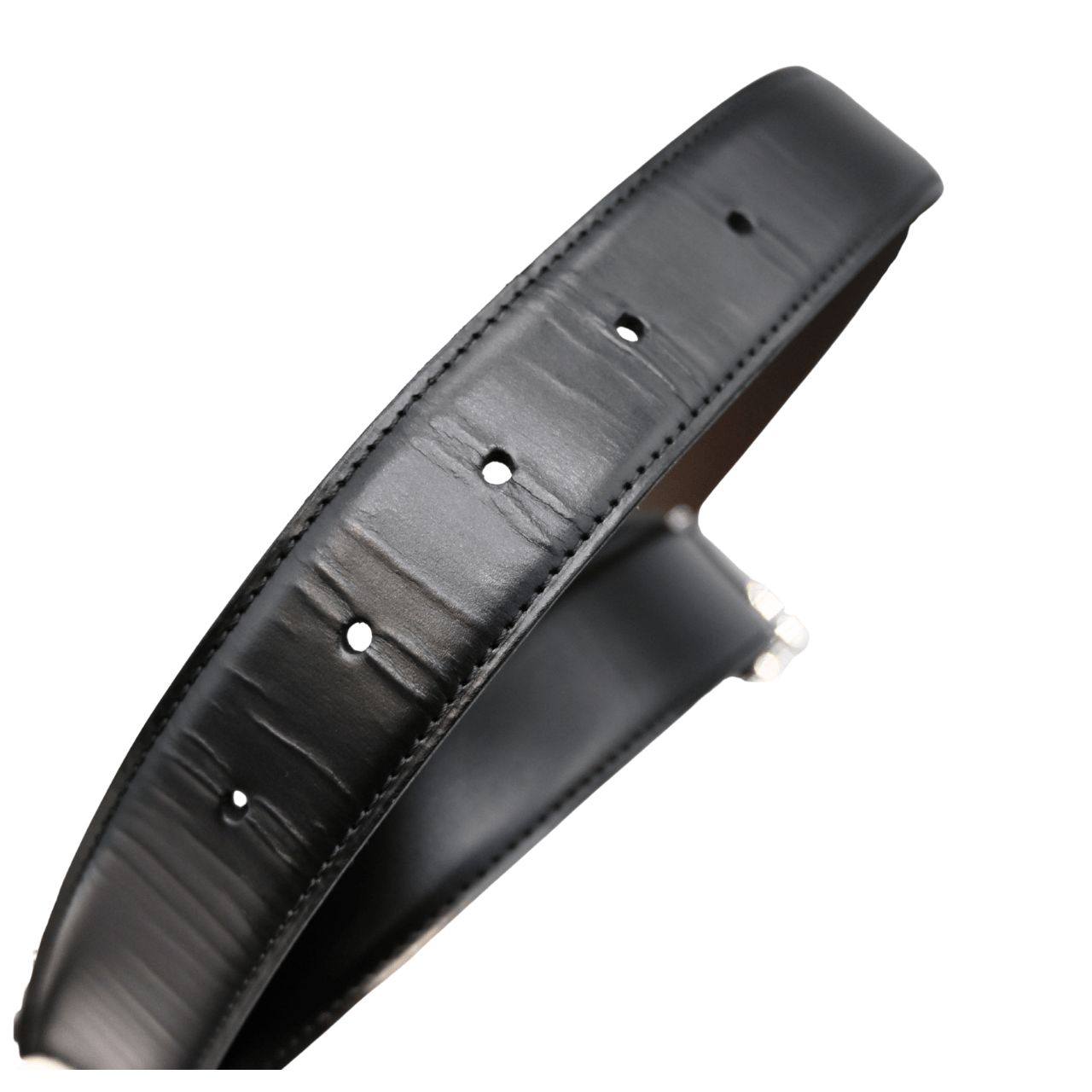 Cartier カルティエ レザー ベルト ブラック ブラウン レディース 金具