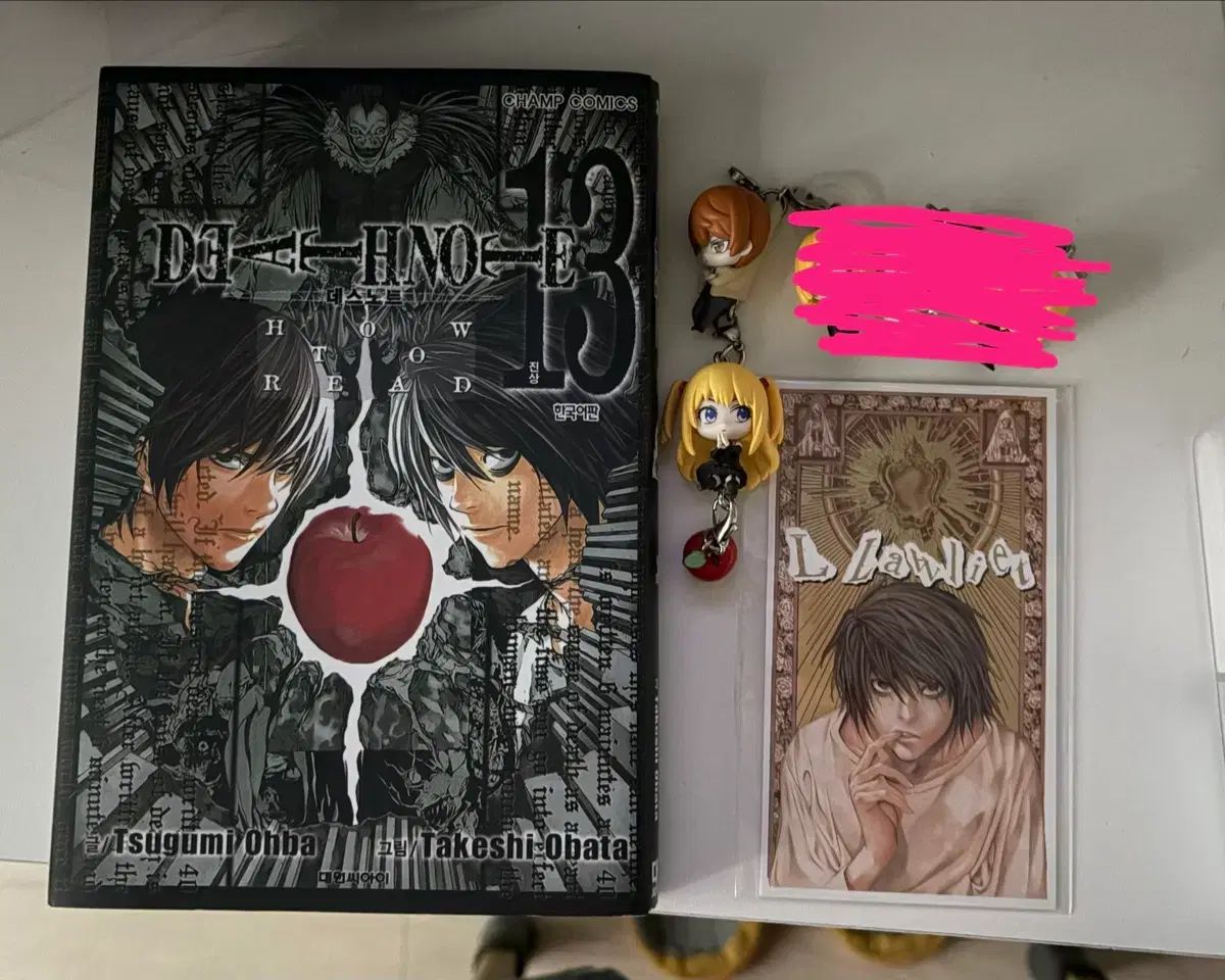 DEATH NOTE(デスノート) 13巻 キャラクターブック 特典カード ロング