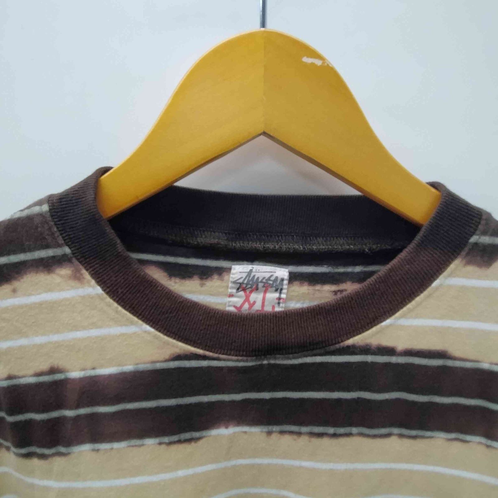 ステューシー Stussy 00S AUTHENTIC Sピスタグ タイダイ ボーダー T 