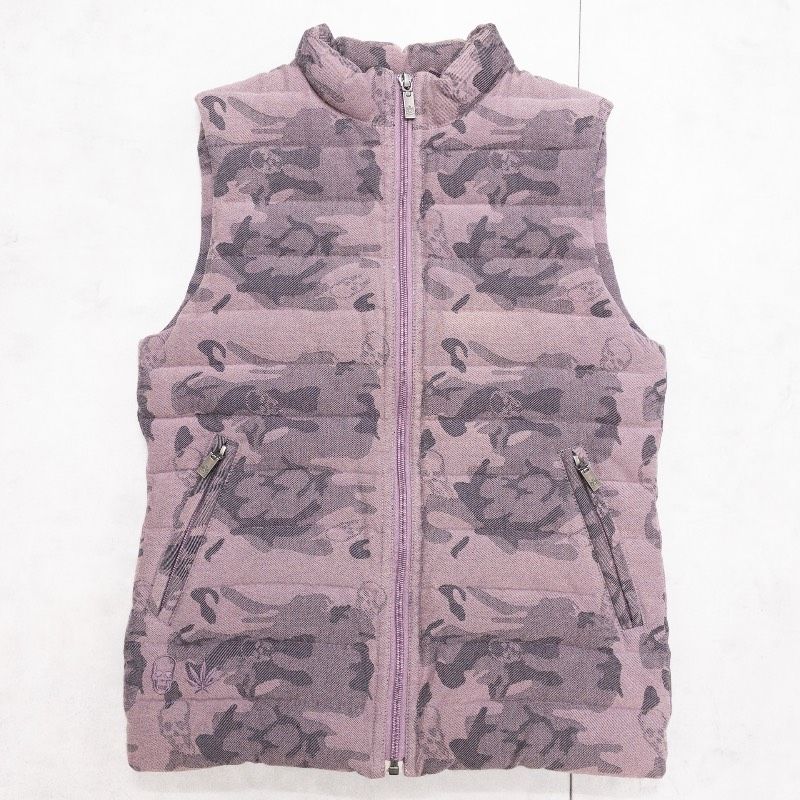 lucien pellat-finet ルシアンペラフィネ ダウンベスト スカル ドクロ