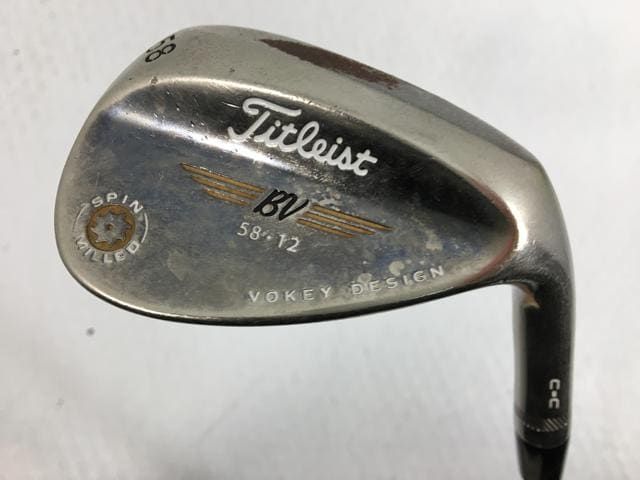 お買い得品！【ゴルフクラブ】タイトリスト ボーケイ ウェッジ スピンミルドC-C(ブラックニッケル)58.12 NSプロ 950GH SW