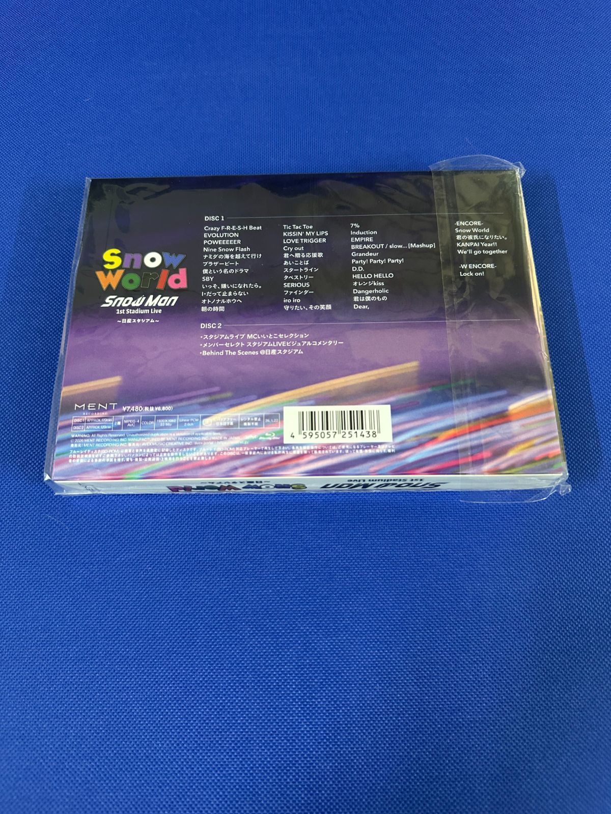 Blu-ray」【ファンクラブ限定盤】SnowMan 1st Stadium Live Snow World