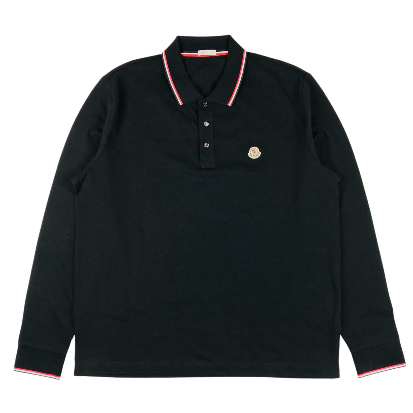新品同様☆MONCLER・モンクレール【MAGLIA POLO MANICA LUNGA】メンズ