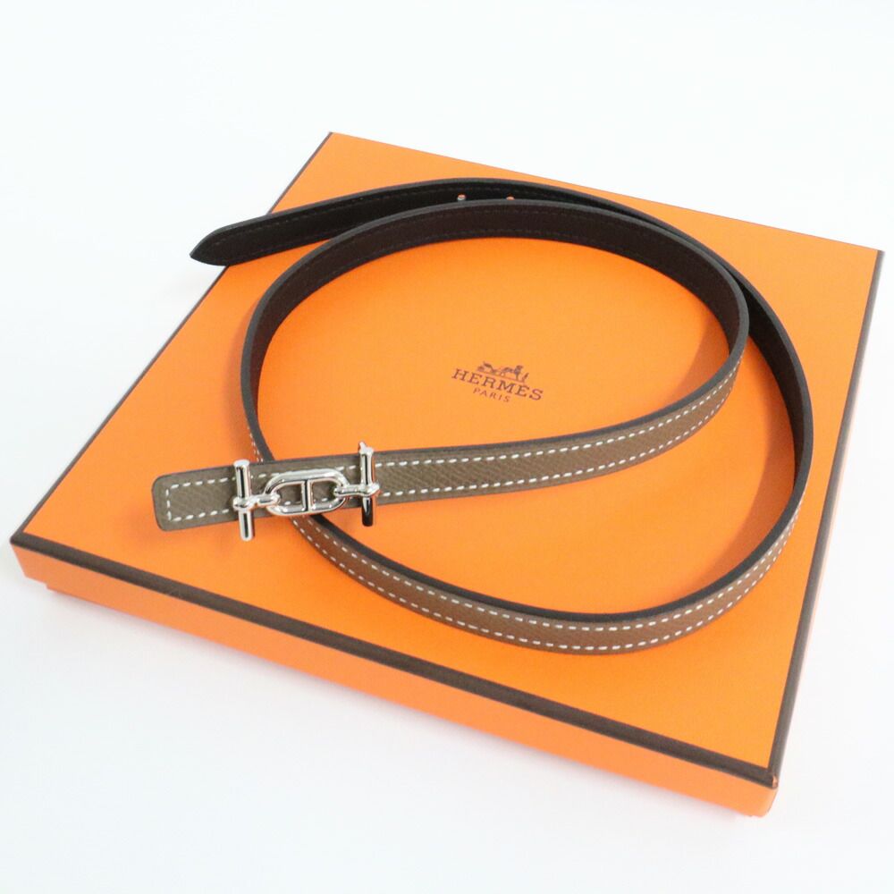 【新品未使用】HERMES エルメス ベルトバックル　13mm 名古屋】エルメス アンクルバックル＆レザーベルトキット 13MM 70
