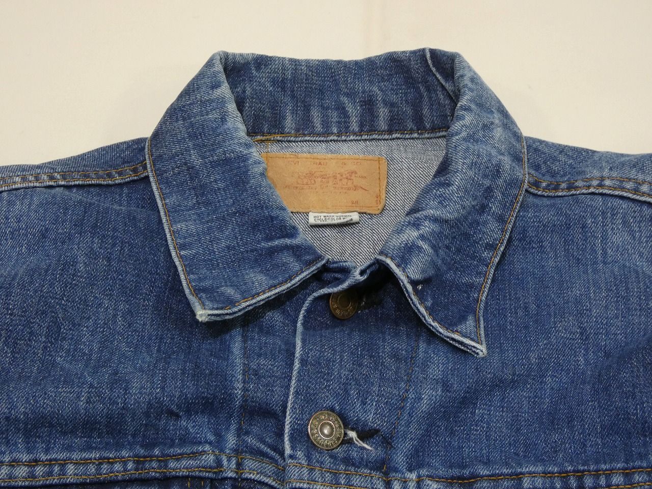 70s ビンテージ Levi's リーバイス 70505 0217 布ケアタグ スモールe