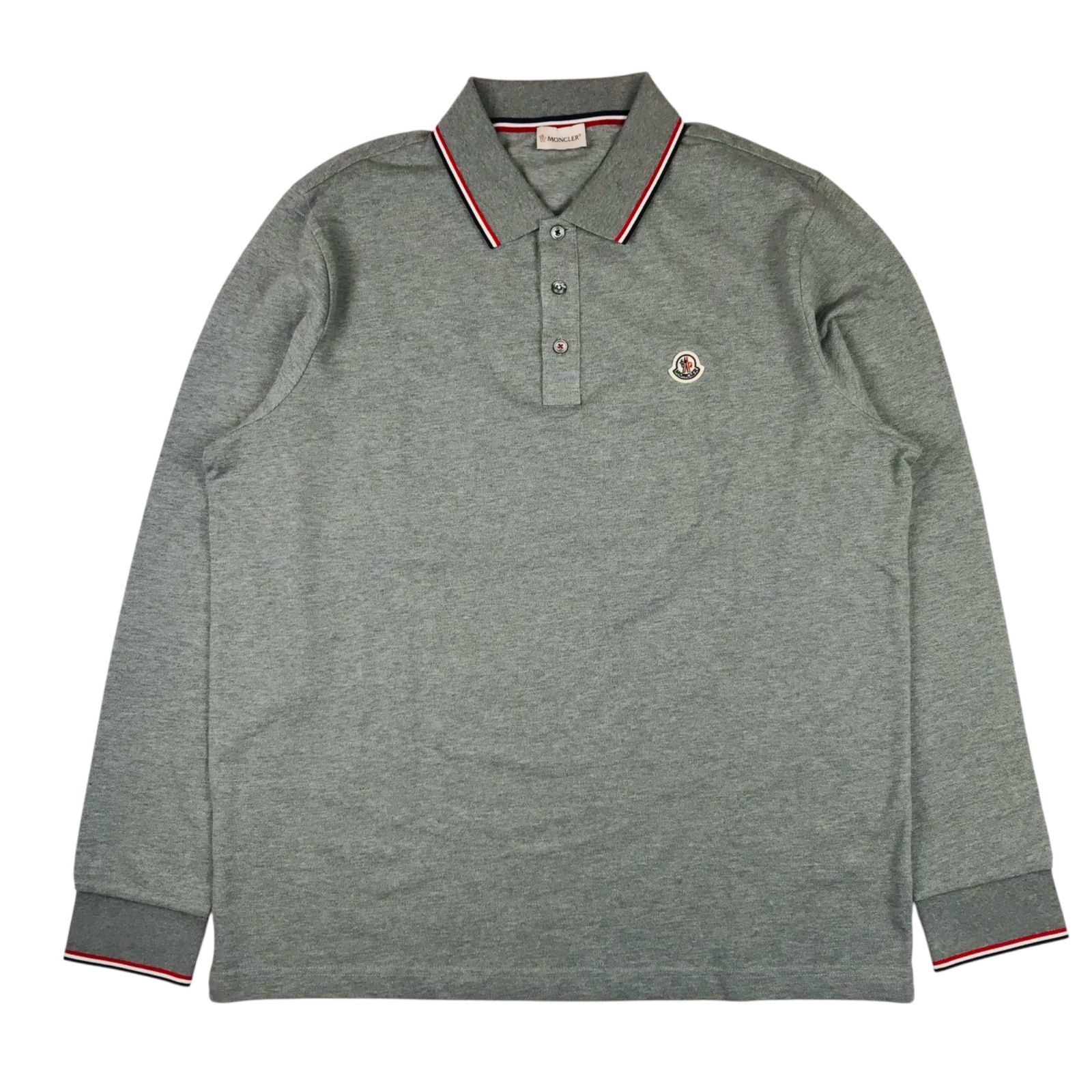新品同様☆MONCLER・モンクレール【MAGLIA POLO MANICA LUNGA】メンズ