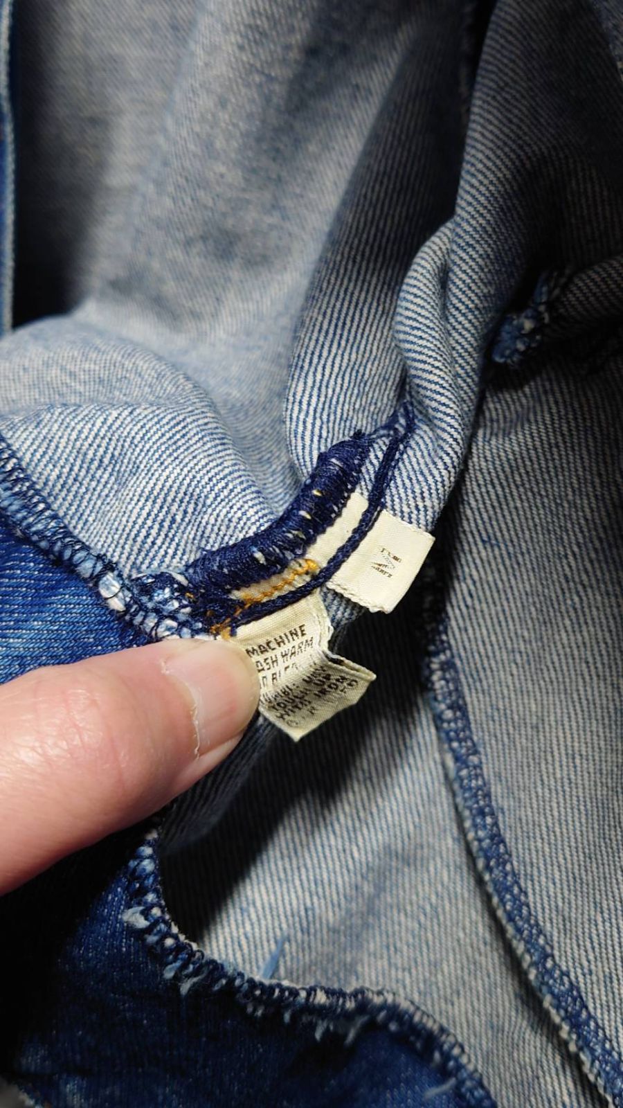 70-80's Polo Western RALPH LAUREN “Buckle Back” Denim Vest M