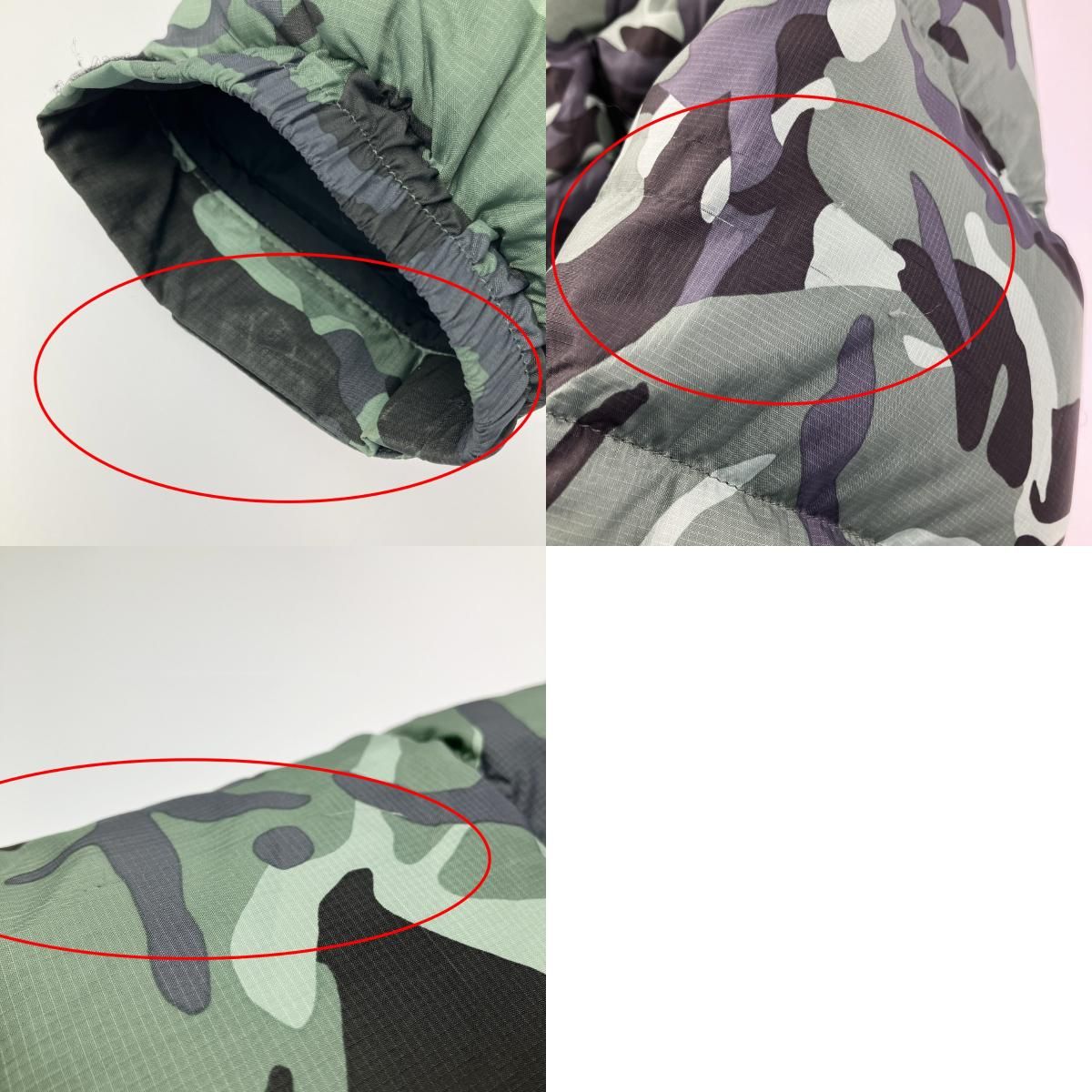 ▽▽THE NORTH FACE ヌプシ ダウンジャケット ウッドランドカモ M 