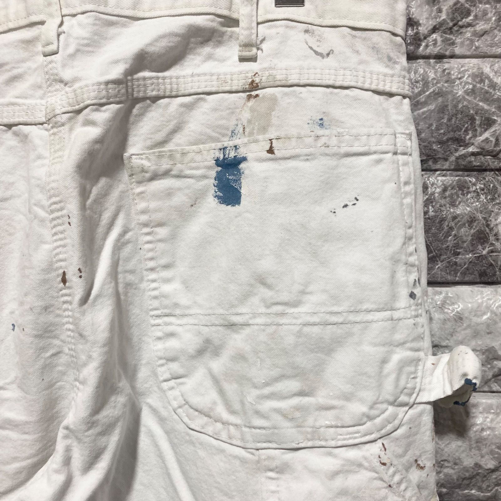 Dickies ホワイト ペインターパンツ ディッキーズ 白ペインター ペンキ 