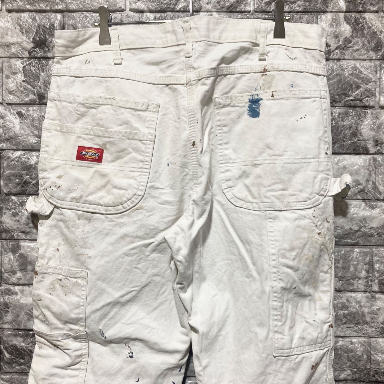 Dickies ホワイト ペインターパンツ ディッキーズ 白ペインター ペンキ