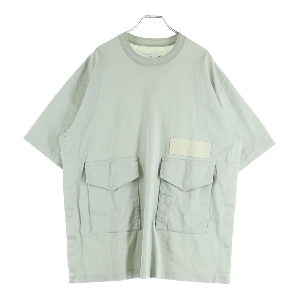 sacai 24SS 24-03376 コットンジャージー半袖Tシャツ Sacai (サカイ) 24SS Cotton Jersey T-Shirt コットン ジャージー 半袖