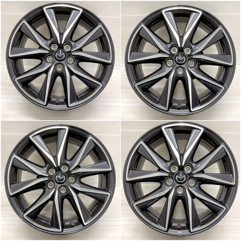 中古 19インチ アルミ マツダ CX-5 純正 4本セット CX-5 アルミ 中古 19インチ アルミ マツダ CX-5 純正 4本セット CX-5 アルミ