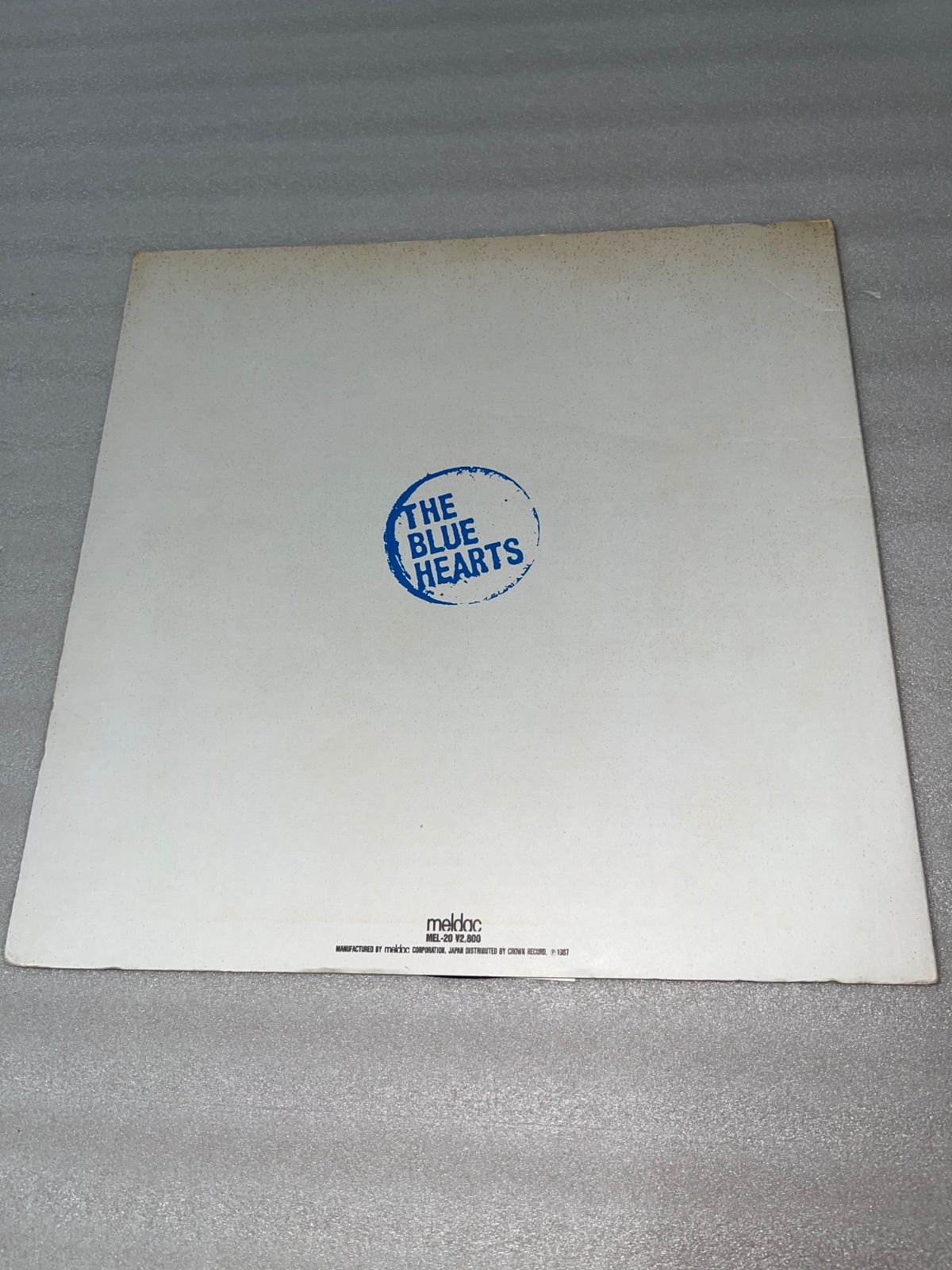 THE BLUE HEARTS ブルーハーツ LP レコード MEL-20 - メルカリ