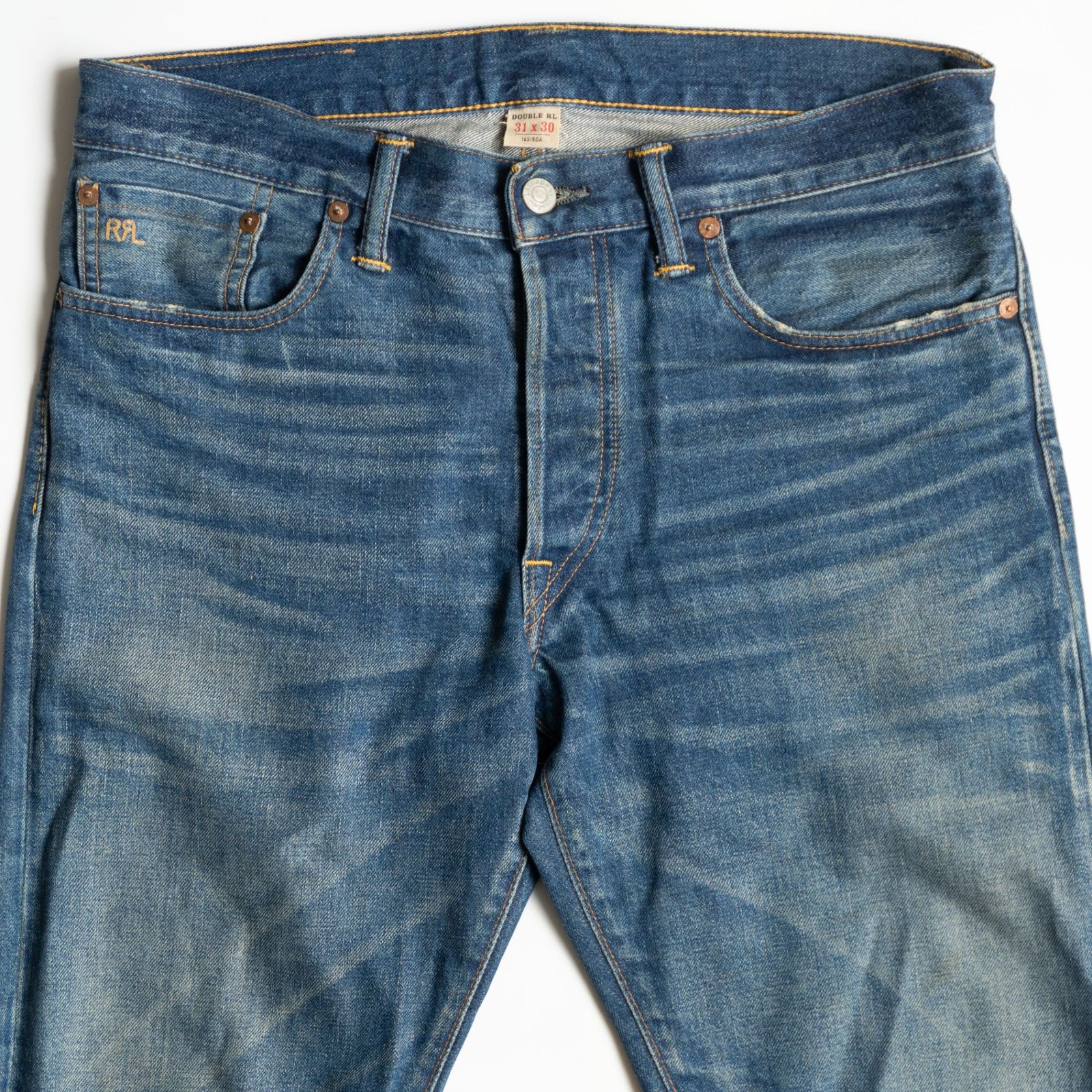美品】RRL【SLIM NARROW JEANS】31×30 アメリカ製 スリムナロー