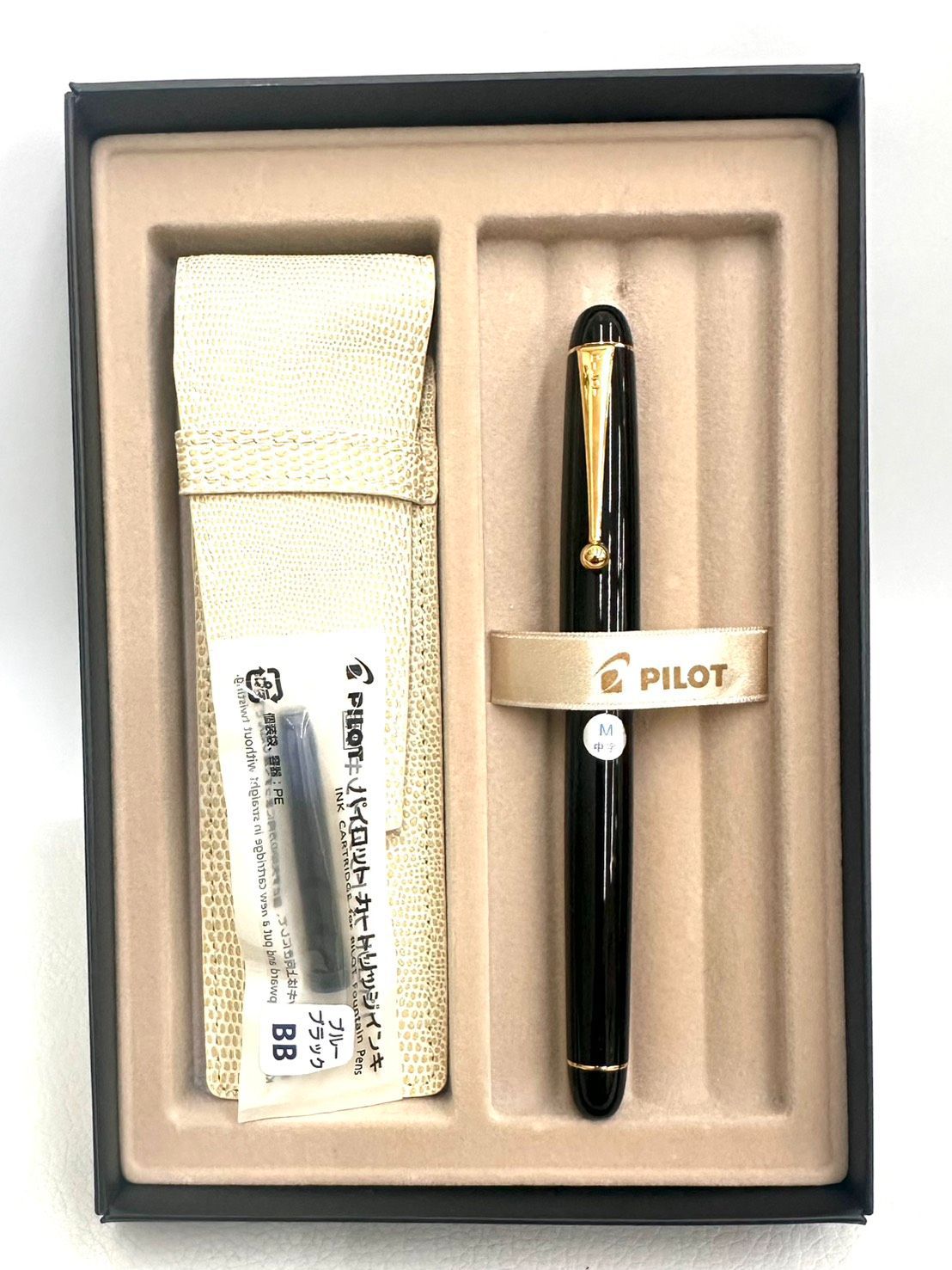 亘】未使用 PILOT パイロット 万年筆 カスタム CUSTOM 74 ペン先14K M