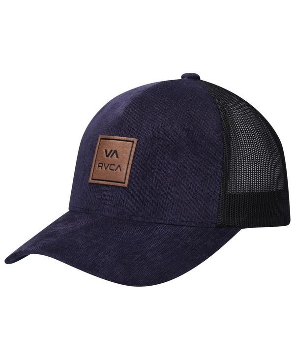 ルーカ メンズ アクセサリー 帽子 RVCA Mens Navy VA All The Way Trucker Snapback Hat Navy ネイビー