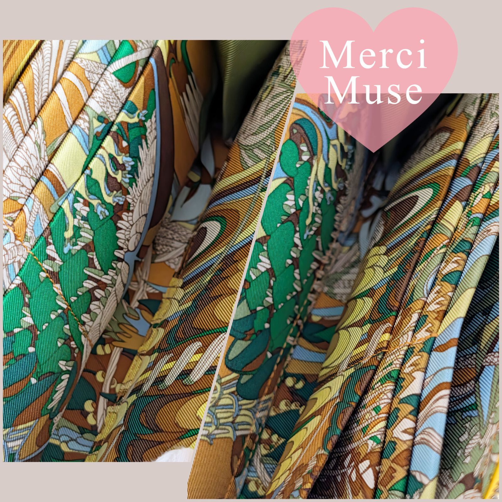 ❤未使用品❤アザップロング シルクイン ライム エプソン エルメス D刻印 長財布 MerciMuse メルシーミューズ ❤未使用品❤アザップロング シルクイン ライム エプソン エルメス D刻印 長財布 MerciMuse メルシーミューズ