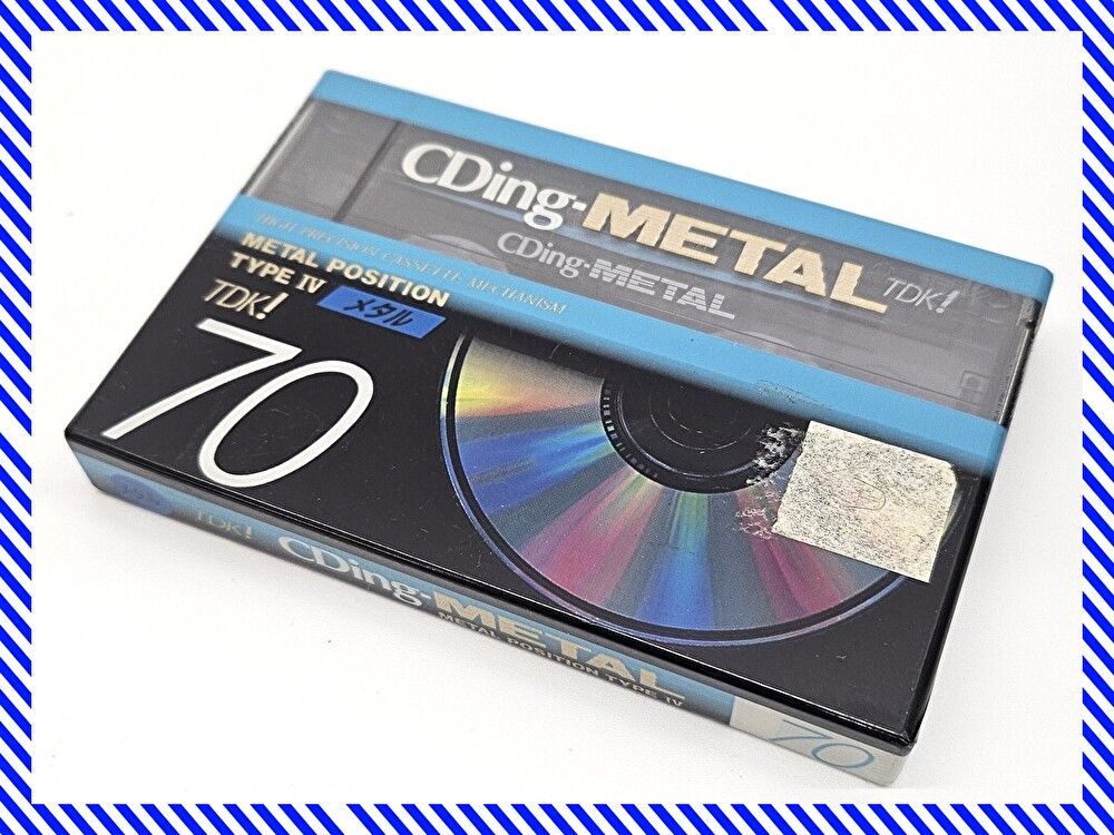 ★送料無料★匿名配送★TDK メタルテープ CDing METAL 80分 CDM-80G 2本入り　TDK MAEXｘ60