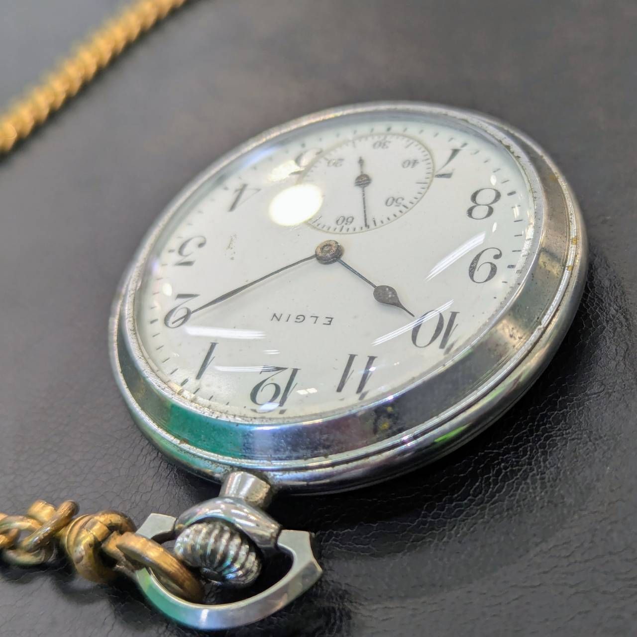 豊】稼働 機械式 ELGIN エルジン 装飾ムーブメント スモールセコンド