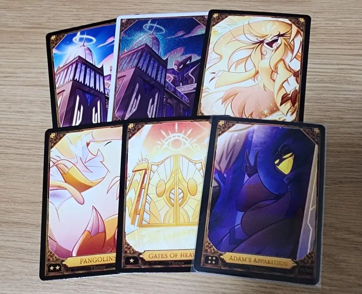 ハズビンホテル アダム 外 天国 関連 トレーディングカード 5種 まとめ