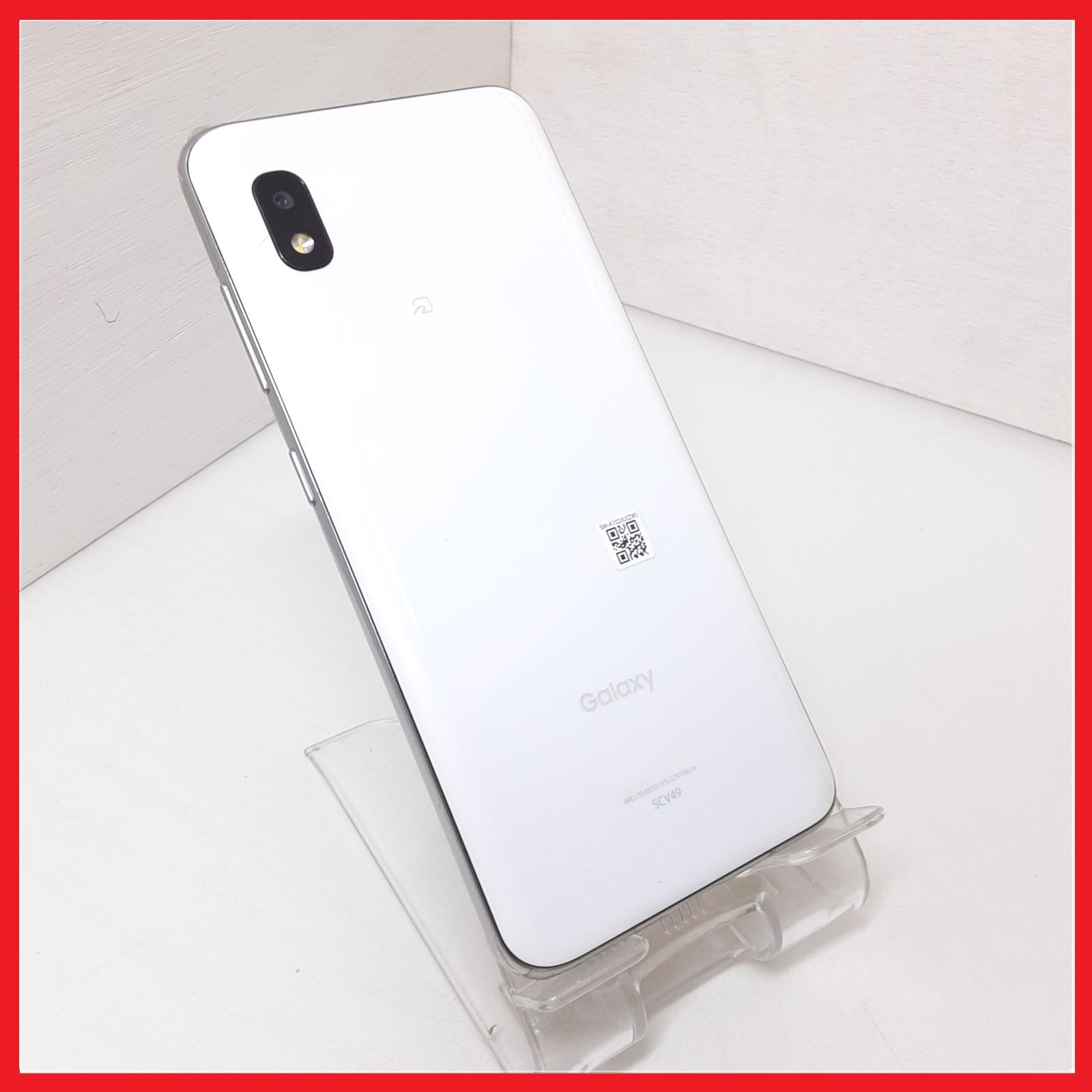 SIMフリー・4Gスマホ】au SCV49 Galaxy A21 - メルカリ