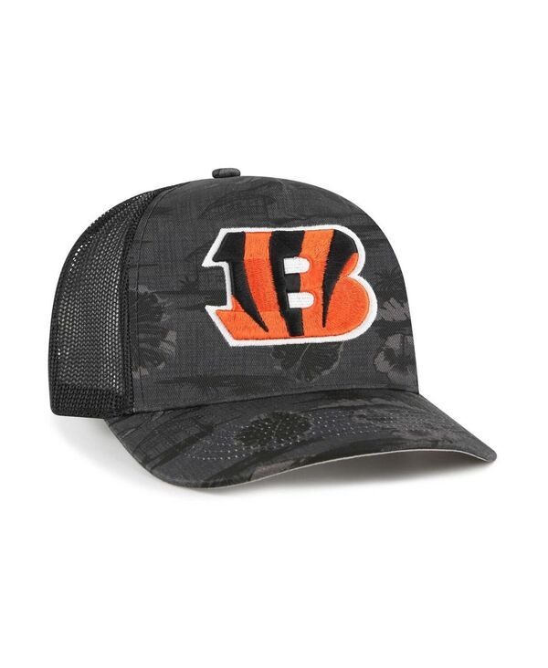 47 ブランド メンズ アクセサリー 帽子 47 Brand Mens Black Cincinnati Bengals Fiji Trucker Adjustable Hat Black ブラック