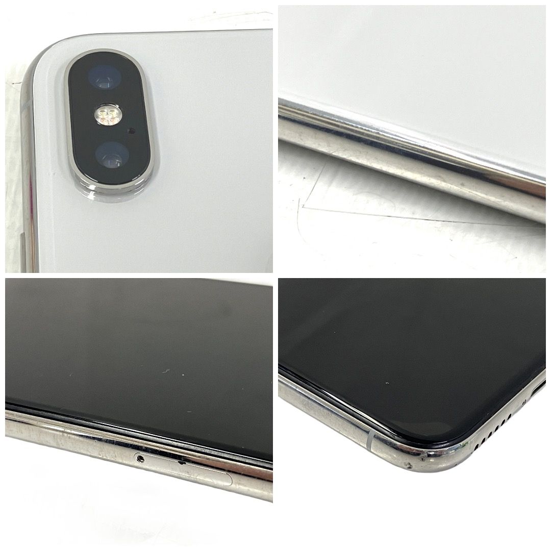 iPhone X 256GB ジャンク品 シルバー docomo - ReReストア