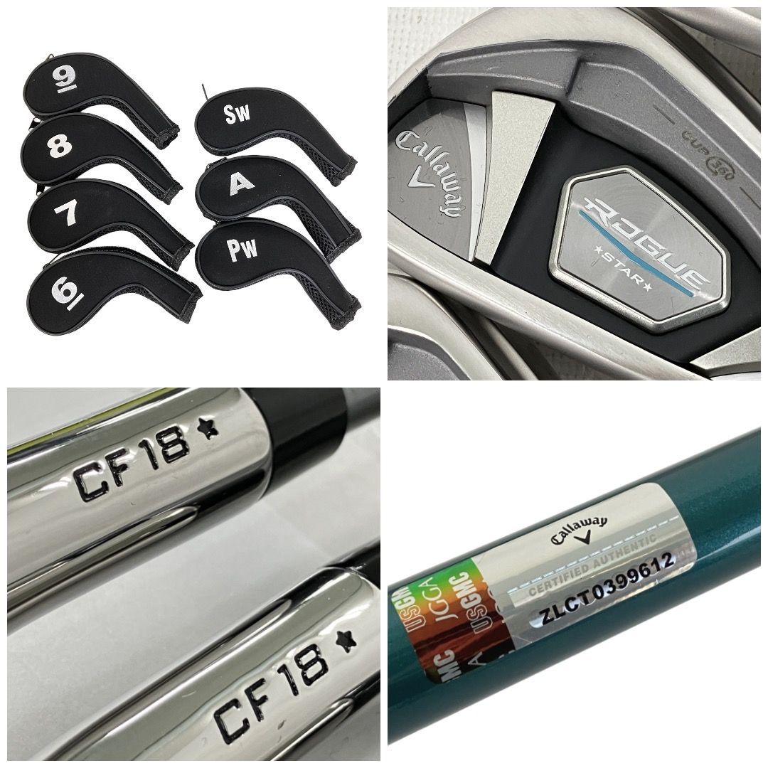 Callaway ROGUE STAR Iron #6-9.P.A.G.S(8Clubs)⁄Speeder⁄Flex:R⁄Iron