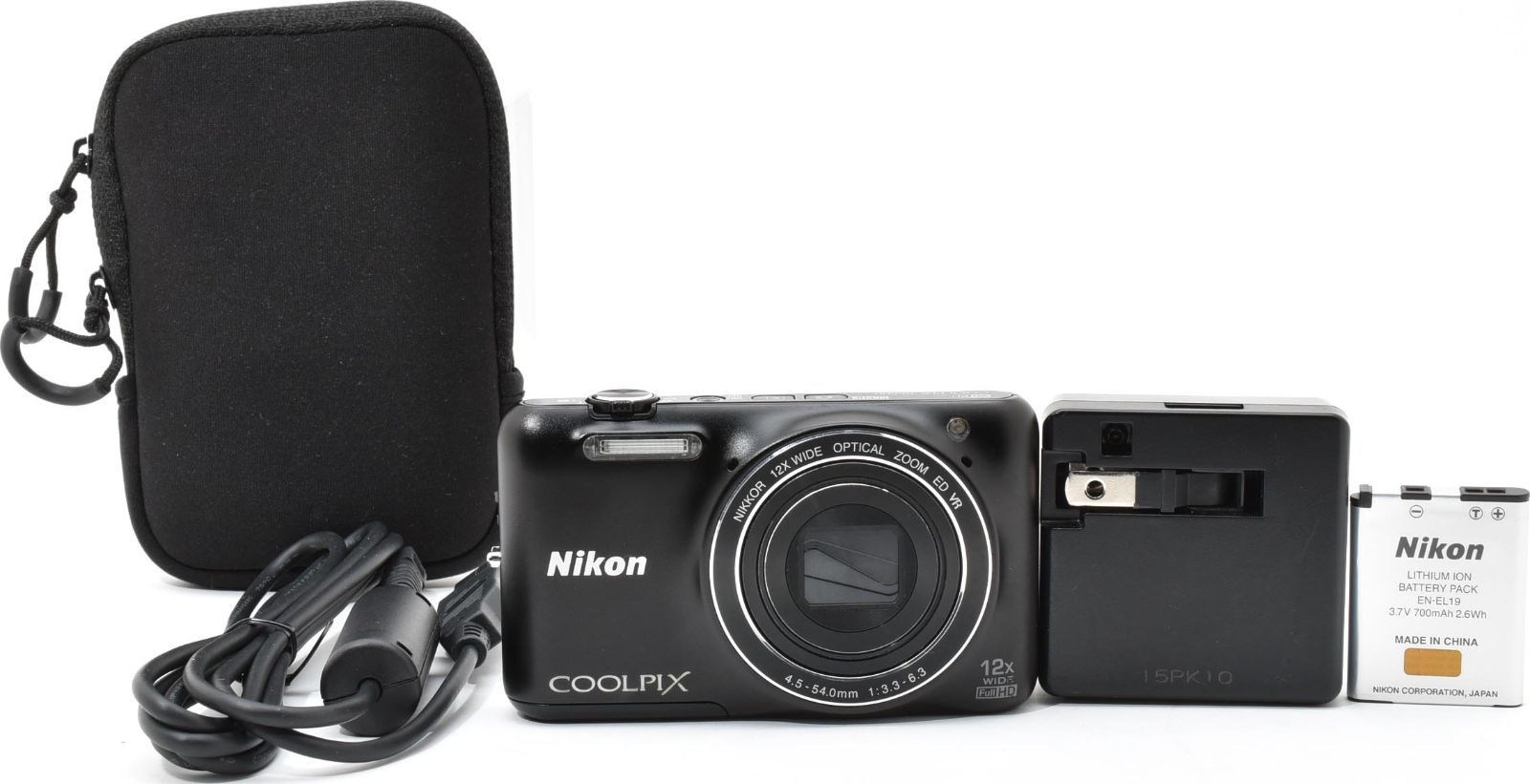 C07[7422]16 ニコン Nikon COOLPIX S6600 ブラック - メルカリ