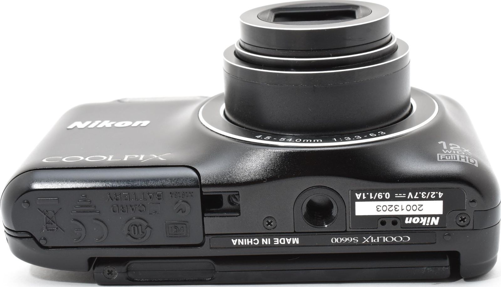 C07[7422]16 ニコン Nikon COOLPIX S6600 ブラック - メルカリ