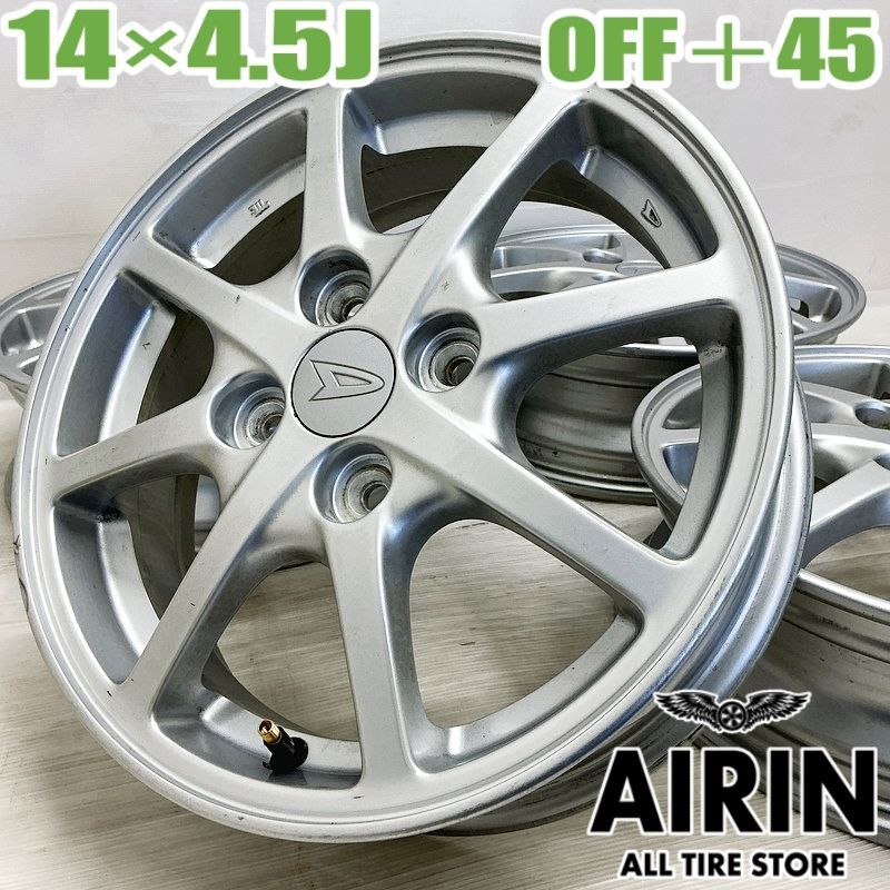 中古 ダイハツ純正 14×4.5J ホイール ホイル LA850S LA650S ムーヴ 