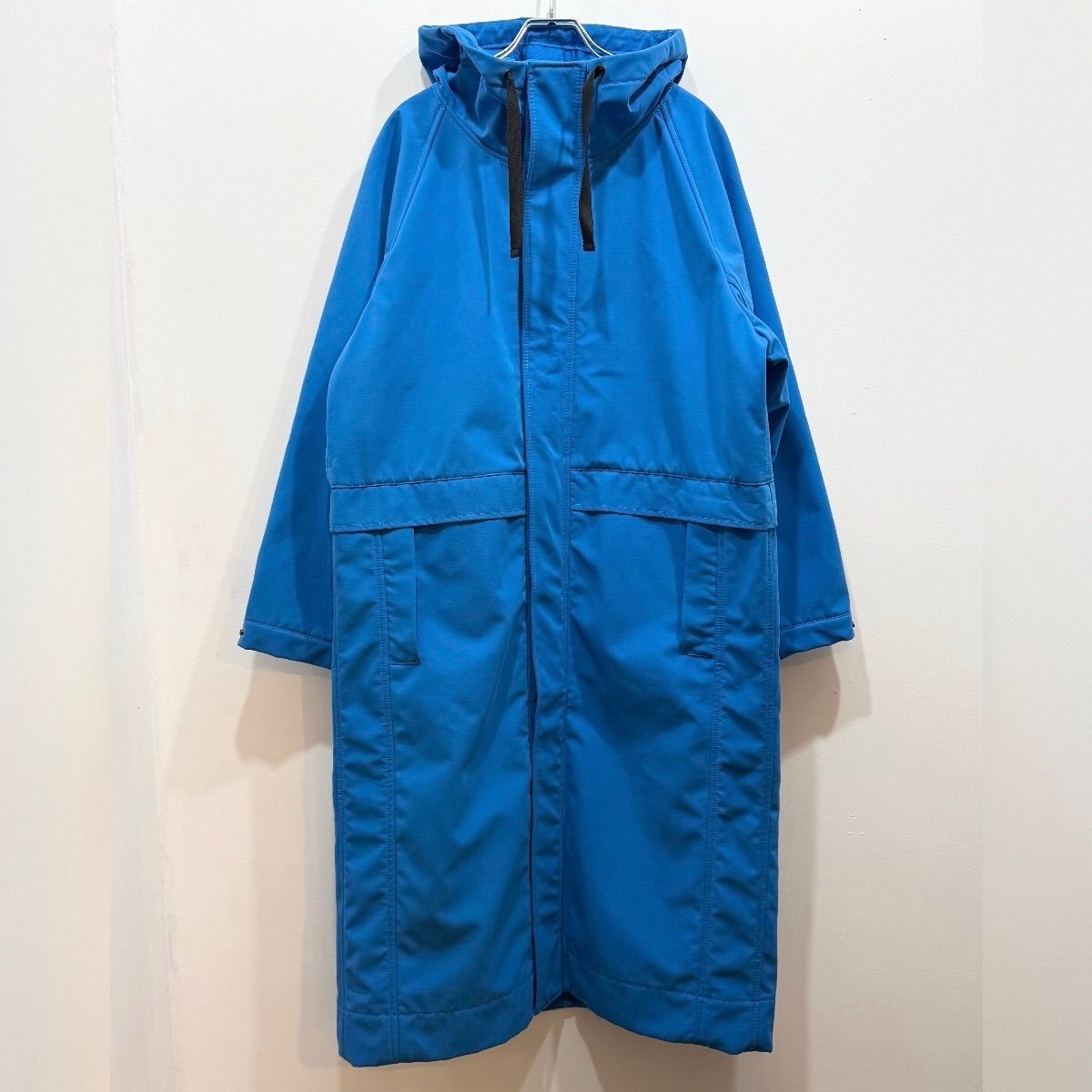 Spick&Span ボンディングフーデッドコート サックスブルー 38【送料