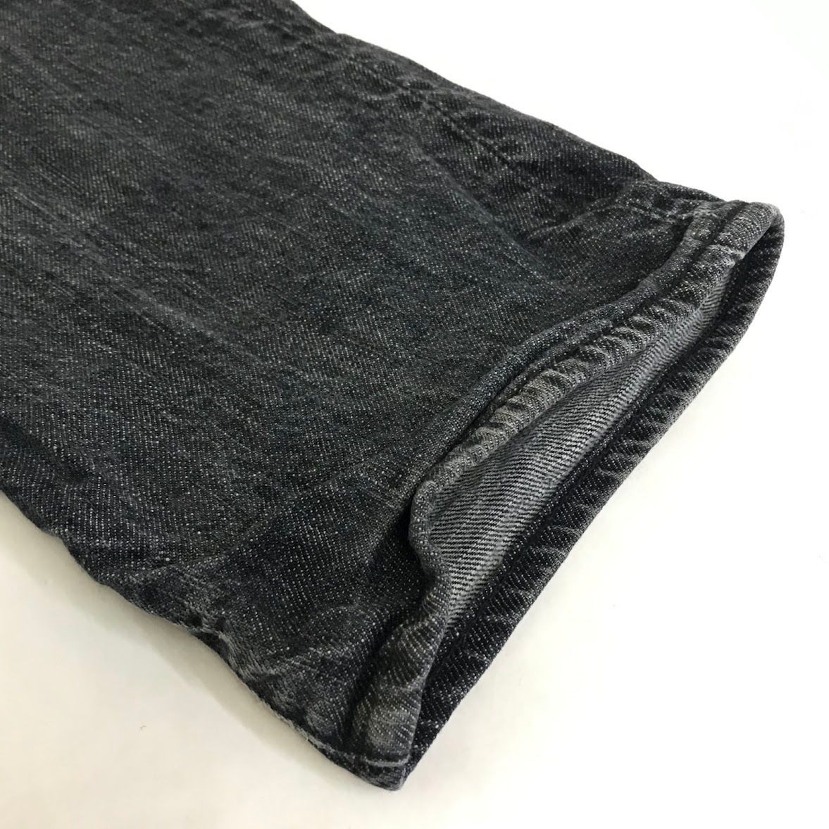 倉吉店】 中古 EVISU | エヴィス デニムパンツ 赤耳 ブラック サイズ