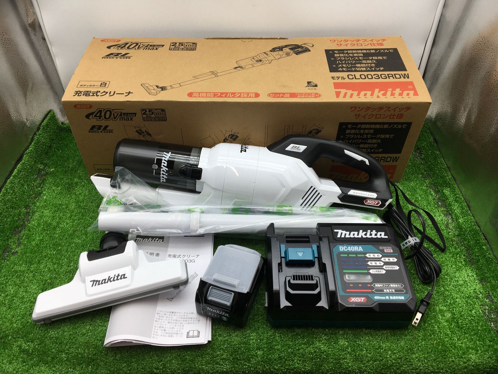 【未使用】Makita/マキタ CL003GRDW ☆ 40v充電式クリーナー [IT_WZ20K][半田][M04]