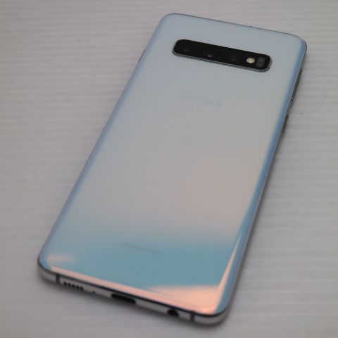 新品同様 SIMフリー Galaxy S10 プリズムホワイト スマホ 本体 白ロム