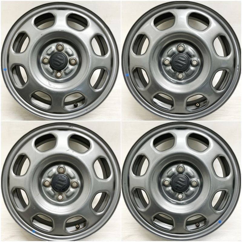 中古 15インチ 鉄 スズキ ハスラー 純正 4本セット ワゴンR ハスラー 
