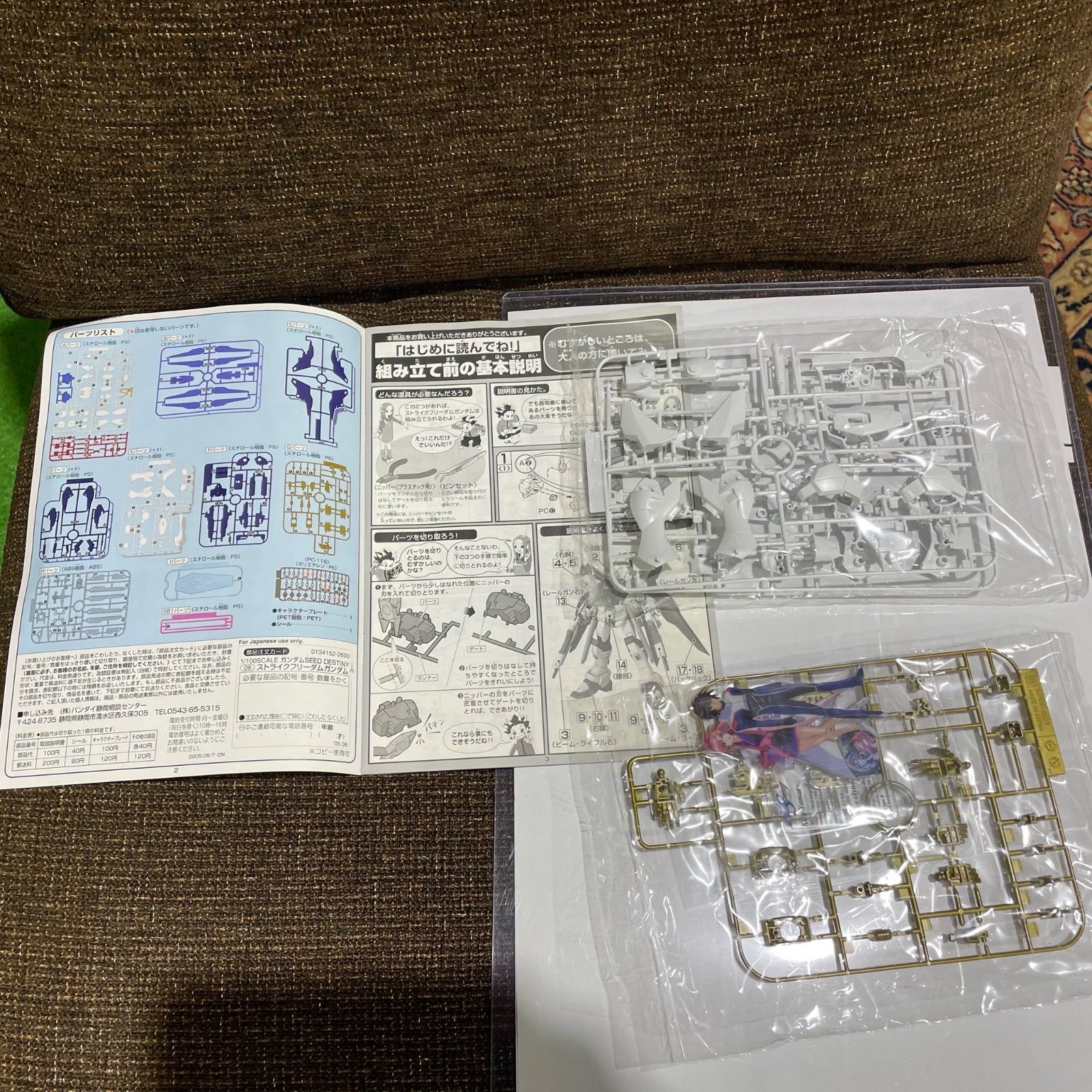 中袋未開封】1/100 ストライクフリーダムガンダム 2005年当時物 赤ロゴ
